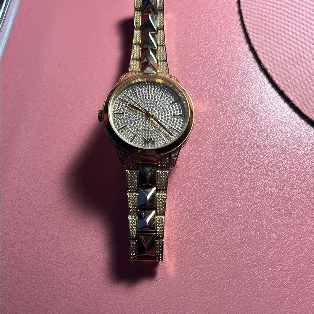 MICHAEL Michael Kors Gold and Silver Watch with Roman Numerals